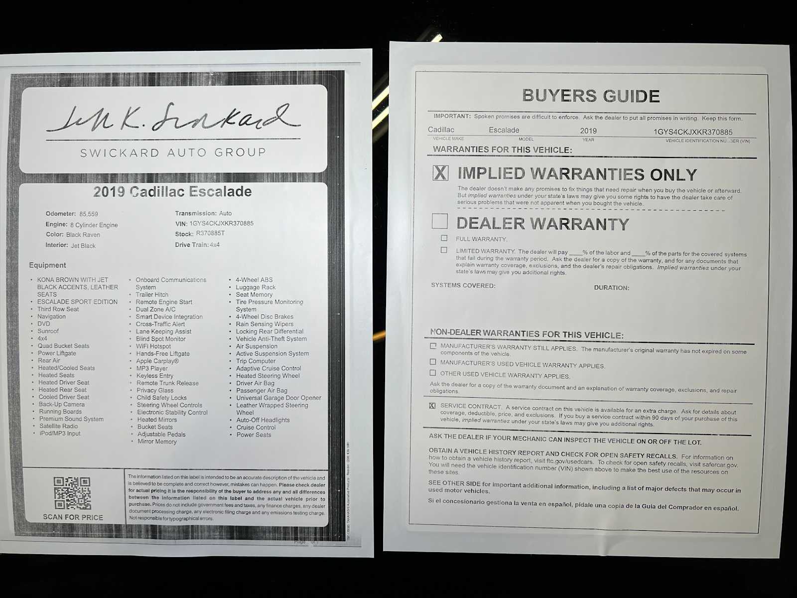 2019 Cadillac Escalade Premium Luxury