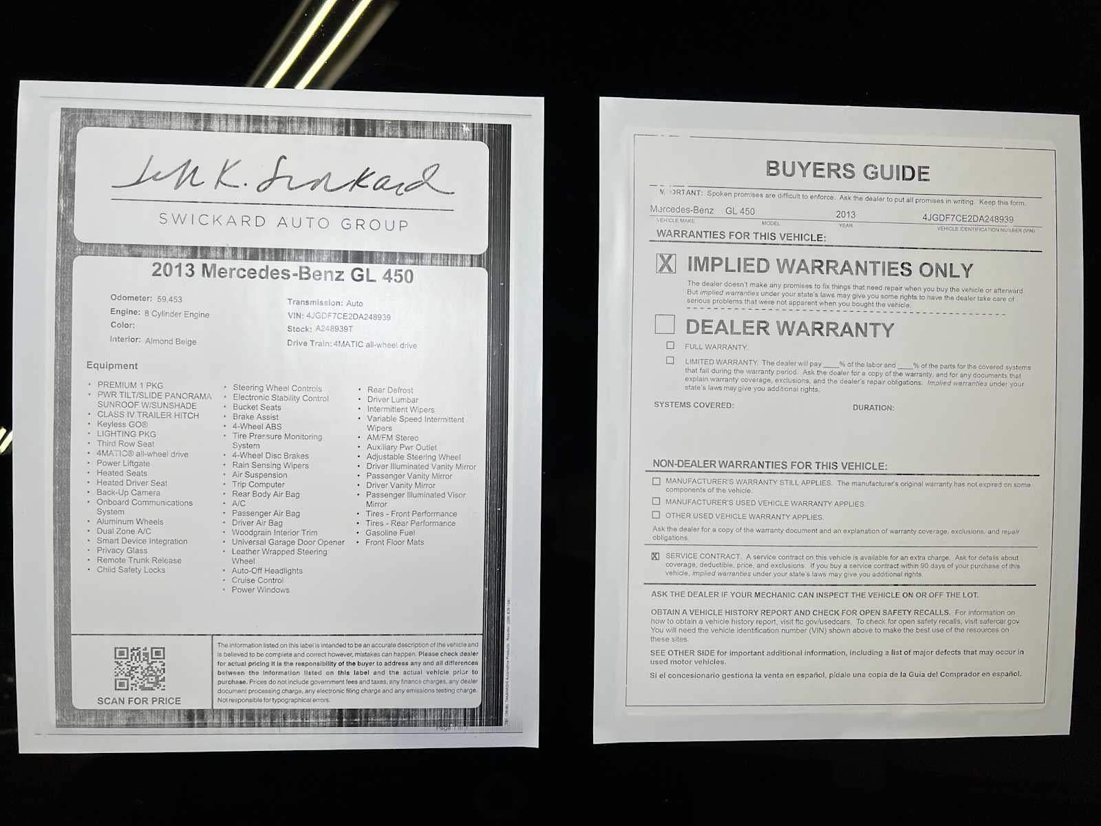 2013 Mercedes-Benz GL-Class GL 450
