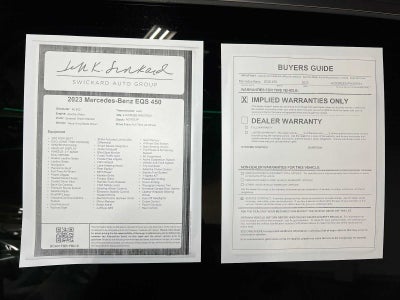 2023 Mercedes-Benz EQS EQS 450