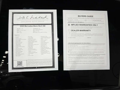 2026 Mercedes-Benz GLE 350 4MATIC® SUV