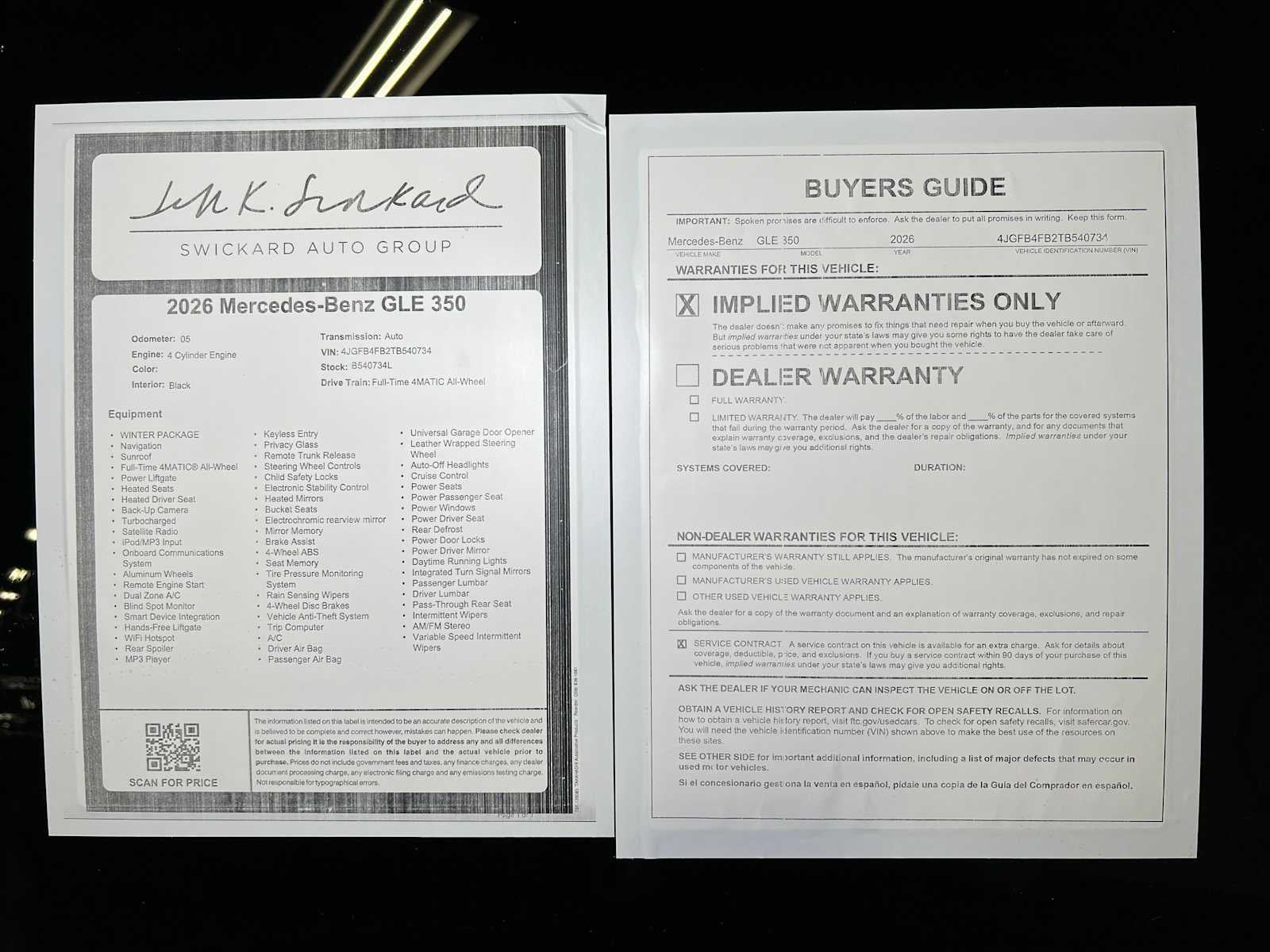 2026 Mercedes-Benz GLE GLE 350