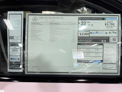 2026 Mercedes-Benz GLE 350 4MATIC® SUV