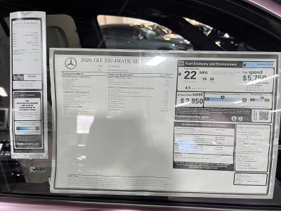 2026 Mercedes-Benz GLE 350 4MATIC® SUV