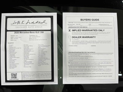 2026 Mercedes-Benz GLE 350 4MATIC® SUV
