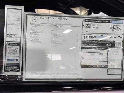 2026 Mercedes-Benz GLE 350 4MATIC® SUV