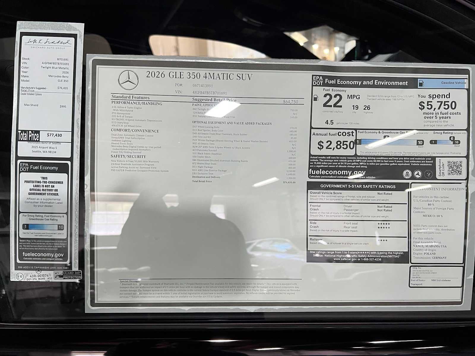 2026 Mercedes-Benz GLE 350 4MATIC® SUV
