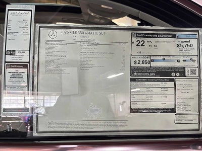 2026 Mercedes-Benz GLE 350 4MATIC® SUV