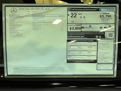 2026 Mercedes-Benz GLE 350 4MATIC® SUV