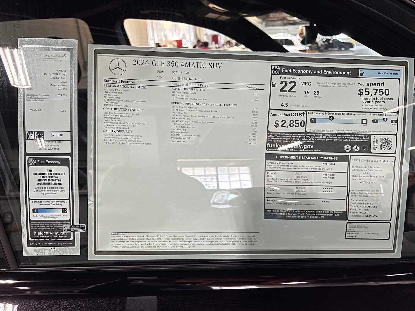 2026 Mercedes-Benz GLE 350 4MATIC® SUV
