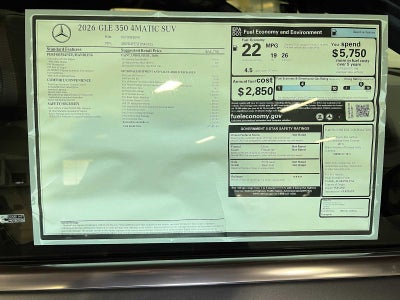 2026 Mercedes-Benz GLE 350 GLE 350