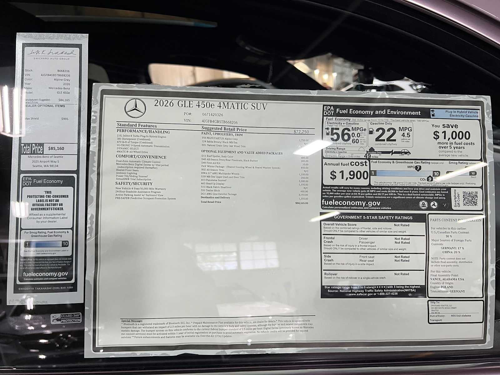 2026 Mercedes-Benz GLE 450e 4MATIC® SUV