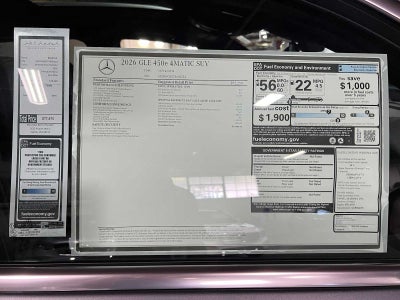 2026 Mercedes-Benz GLE 450e 4MATIC® SUV