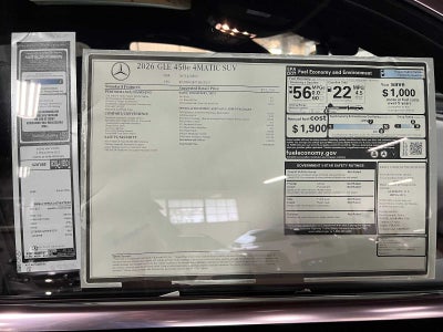 2026 Mercedes-Benz GLE 450e 4MATIC® SUV