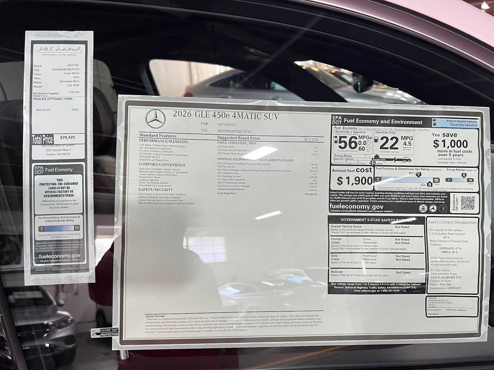 2026 Mercedes-Benz GLE 450e 4MATIC® SUV