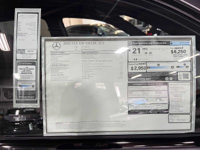 2026 Mercedes-Benz GLE 450 4MATIC® SUV