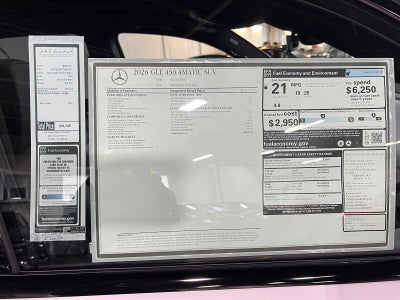 2026 Mercedes-Benz GLE 450 4MATIC® SUV