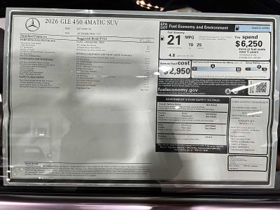 2026 Mercedes-Benz GLE 450 4MATIC® SUV