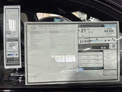 2026 Mercedes-Benz GLE 450 4MATIC® SUV