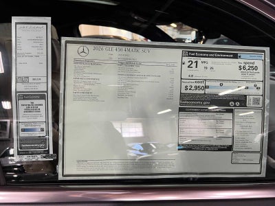 2026 Mercedes-Benz GLE 450 4MATIC® SUV