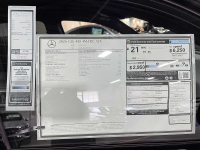 2026 Mercedes-Benz GLE 450 4MATIC® SUV