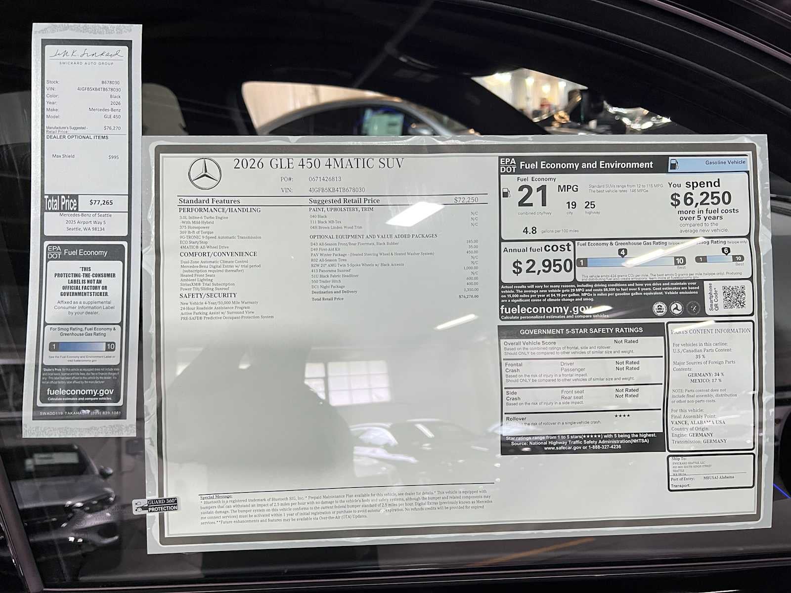 2026 Mercedes-Benz GLE 450 4MATIC® SUV