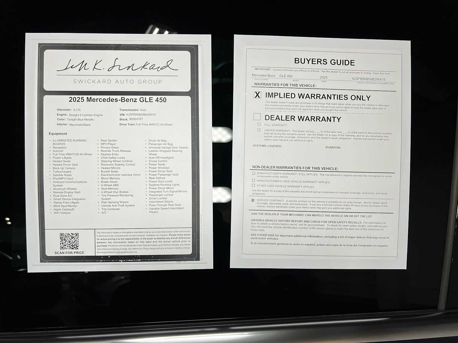 2025 Mercedes-Benz GLE 450 4MATIC® SUV