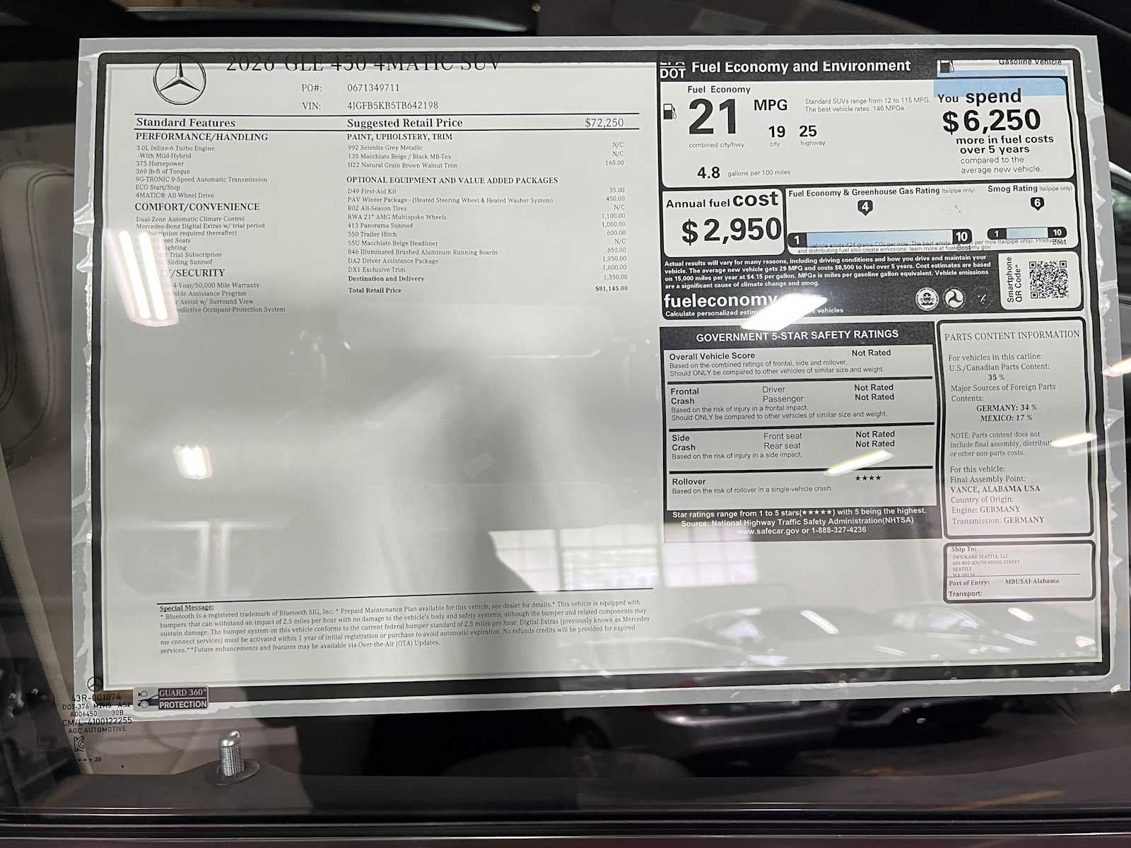 2026 Mercedes-Benz GLE 450 4MATIC® SUV