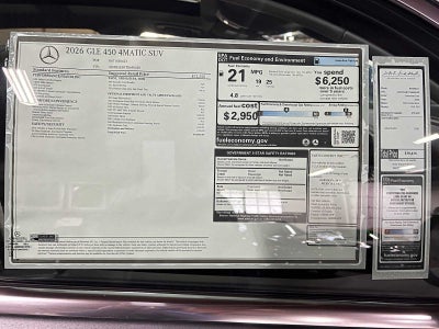 2026 Mercedes-Benz GLE 450 4MATIC® SUV