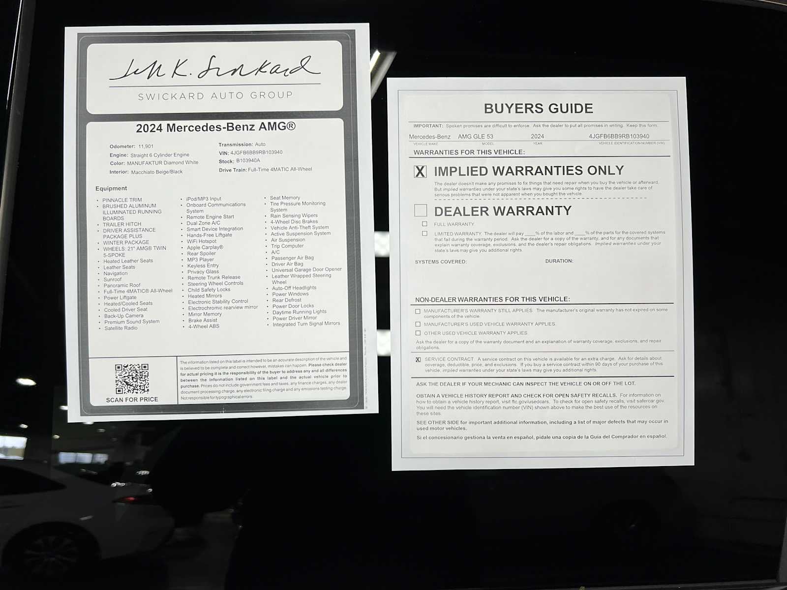 2024 Mercedes-Benz AMG® GLE 53 4MATIC®+ SUV