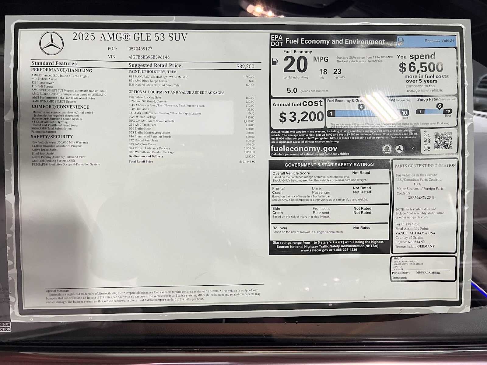 2025 Mercedes-Benz AMG® GLE 53 AMG® GLE 53