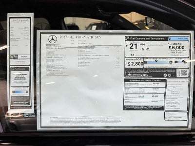 2027 Mercedes-Benz GLE 450 4MATIC® SUV