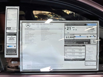 2027 Mercedes-Benz GLE 450 4MATIC® SUV