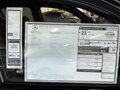 2027 Mercedes-Benz GLE 350 4MATIC® SUV