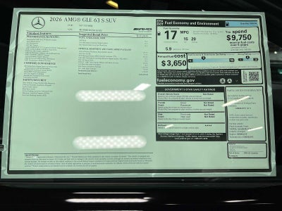 2026 Mercedes-Benz GLE AMG® GLE 63 S