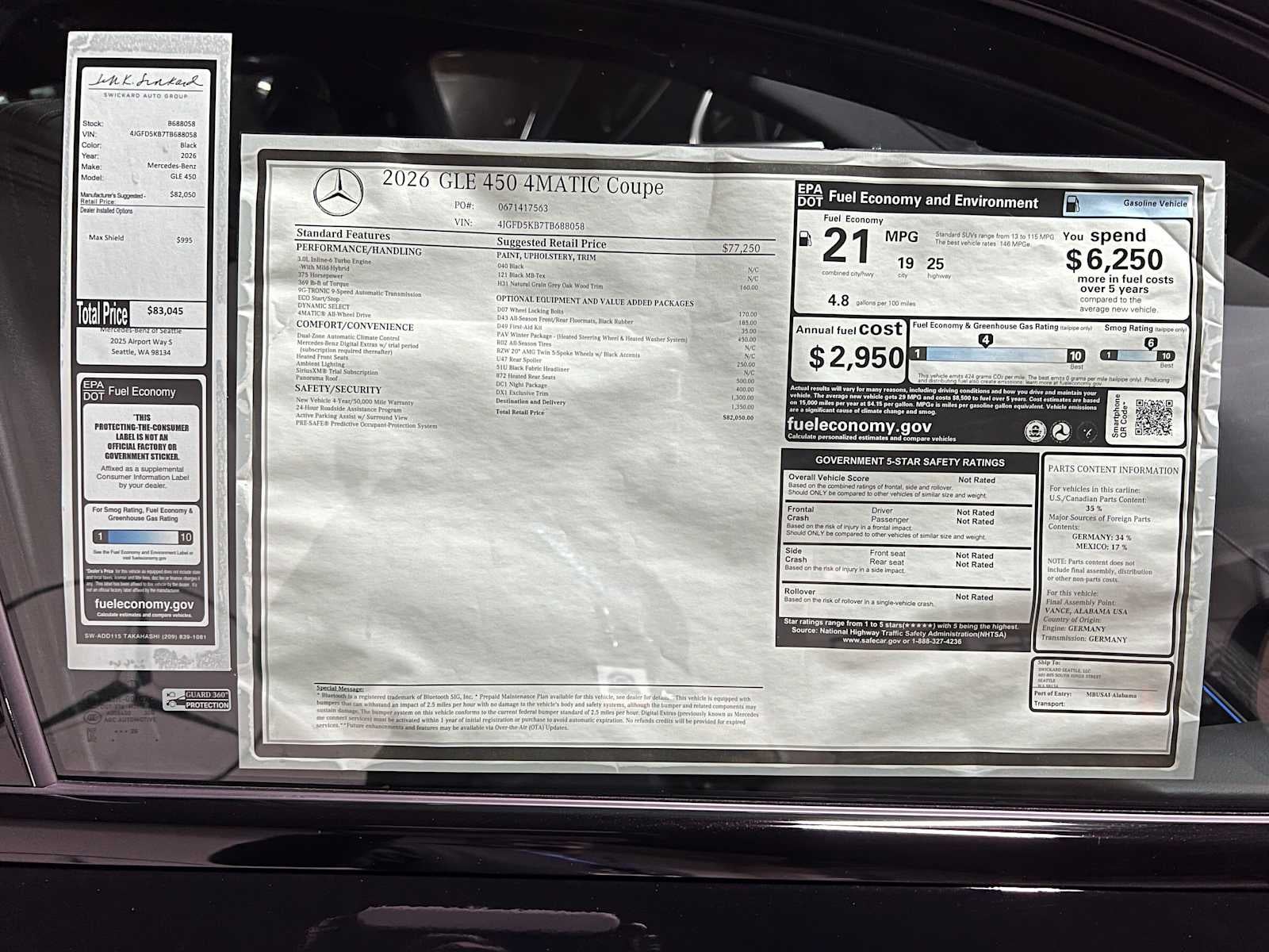 2026 Mercedes-Benz GLE 450 4MATIC® Coupe