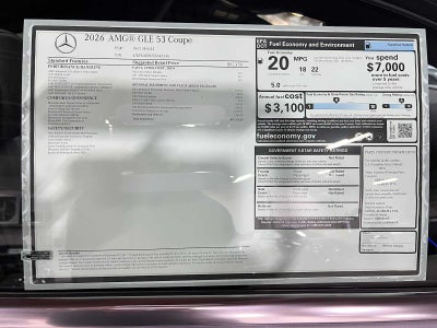 2026 Mercedes-Benz AMG® GLE 53 4MATIC®+ Coupe