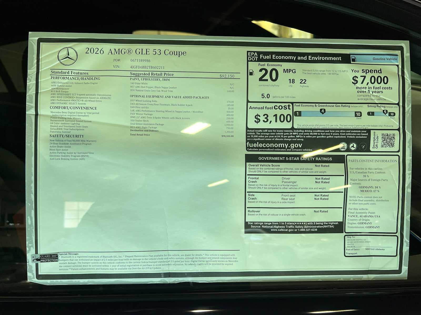 2026 Mercedes-Benz GLE AMG® GLE 53