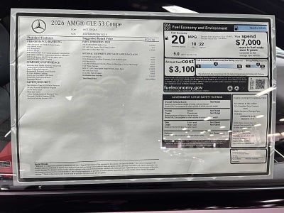 2026 Mercedes-Benz GLE AMG® GLE 53