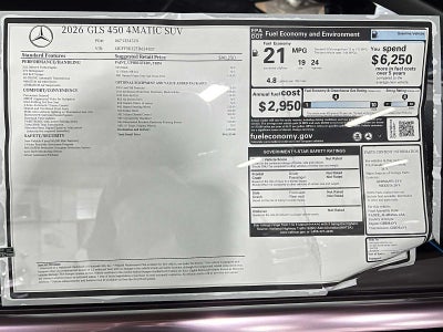 2026 Mercedes-Benz GLS 450 4MATIC® SUV