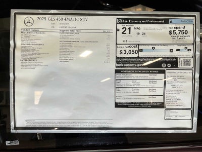 2025 Mercedes-Benz GLS GLS 450