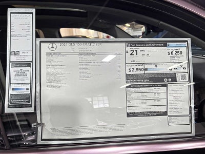 2026 Mercedes-Benz GLS 450 4MATIC® SUV