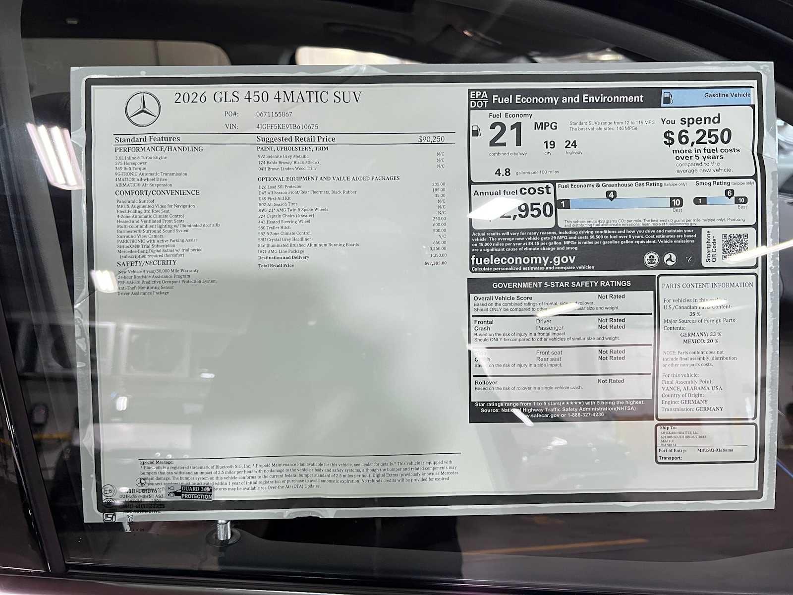 2026 Mercedes-Benz GLS 450 4MATIC® SUV