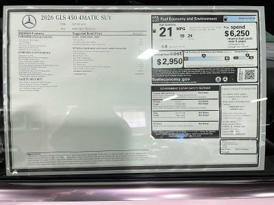 2026 Mercedes-Benz GLS 450 4MATIC® SUV