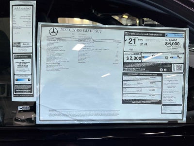 2027 Mercedes-Benz GLS 450 4MATIC® SUV