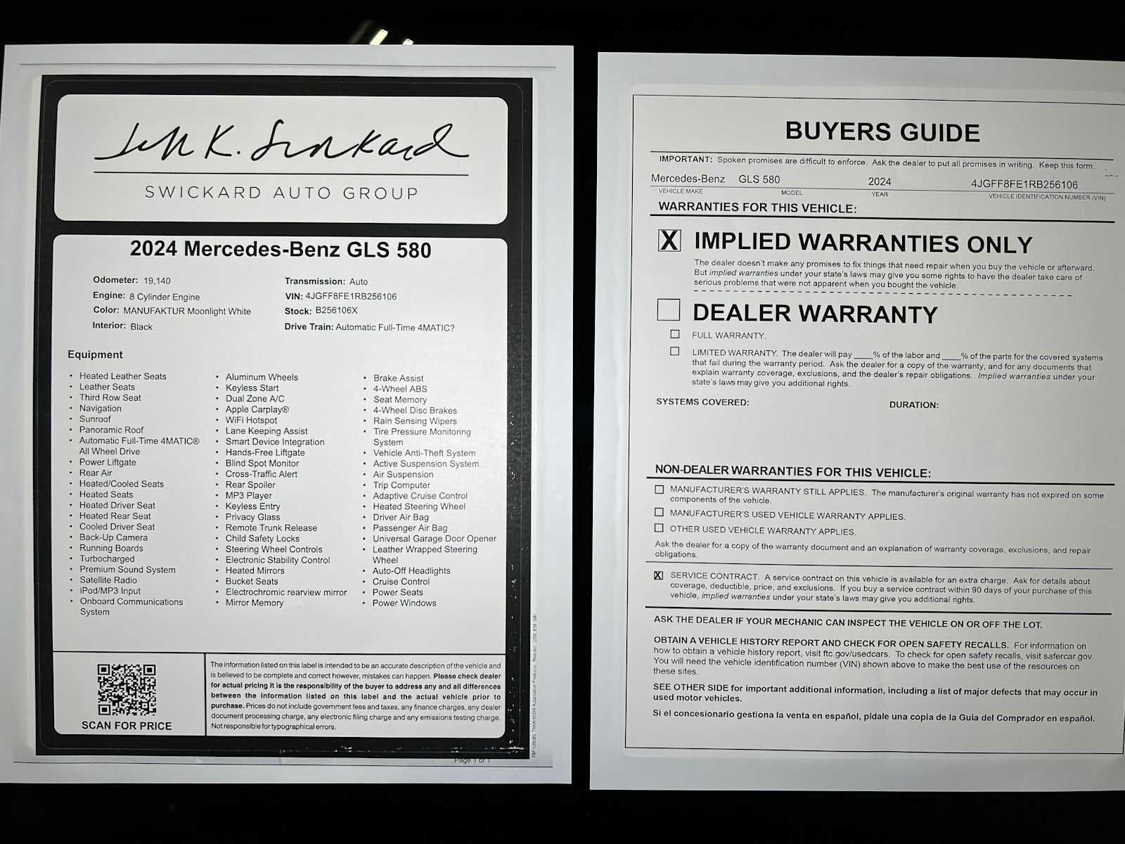 2024 Mercedes-Benz GLS 580 4MATIC® SUV