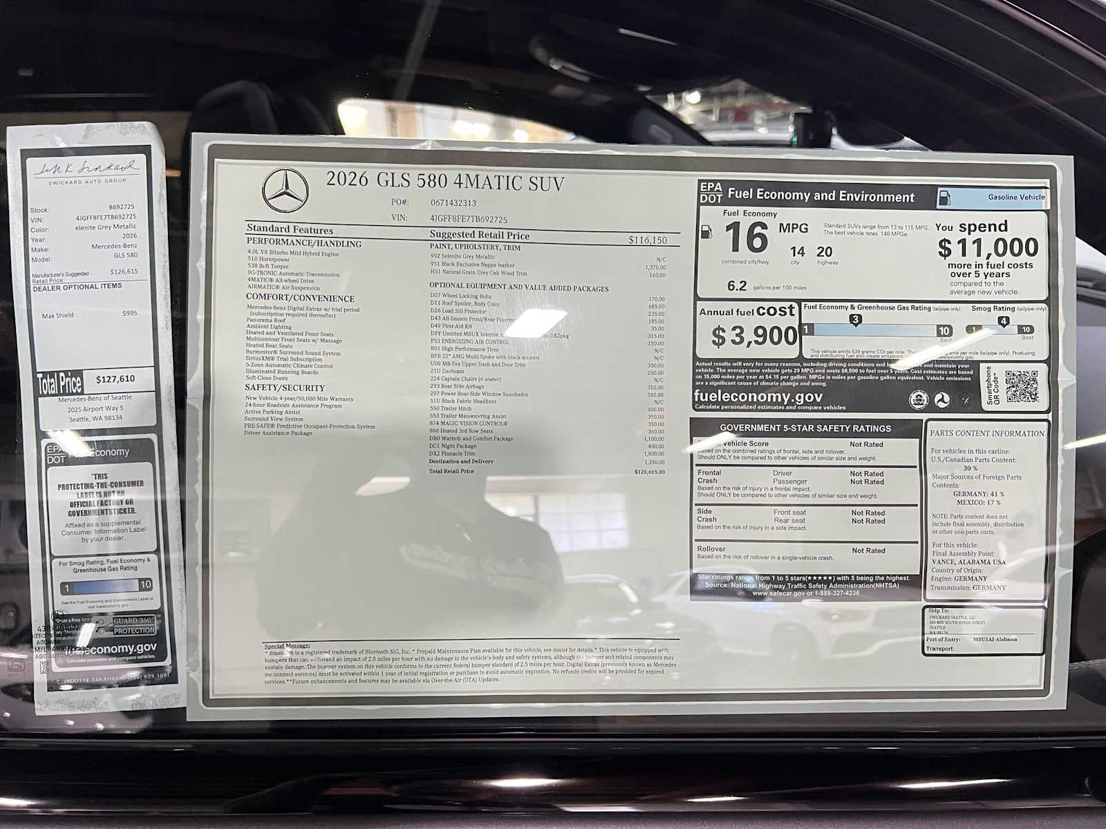 2026 Mercedes-Benz GLS 580 4MATIC® SUV