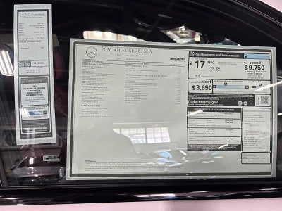 2026 Mercedes-Benz AMG® GLS 63 4MATIC®+ SUV