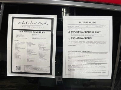 2026 Mercedes-Benz EQE 320 4MATIC® SUV