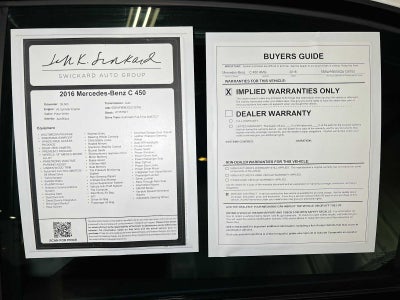 2016 Mercedes-Benz C 450 AMG® 4dr Sdn 4MATIC®