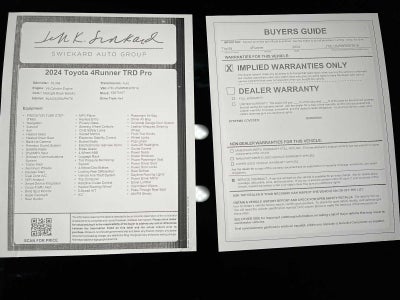 2024 Toyota 4Runner TRD Pro